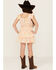 Image #4 - Hayden LA Girls' Pale Print Ruffle Skirt, Yellow, hi-res