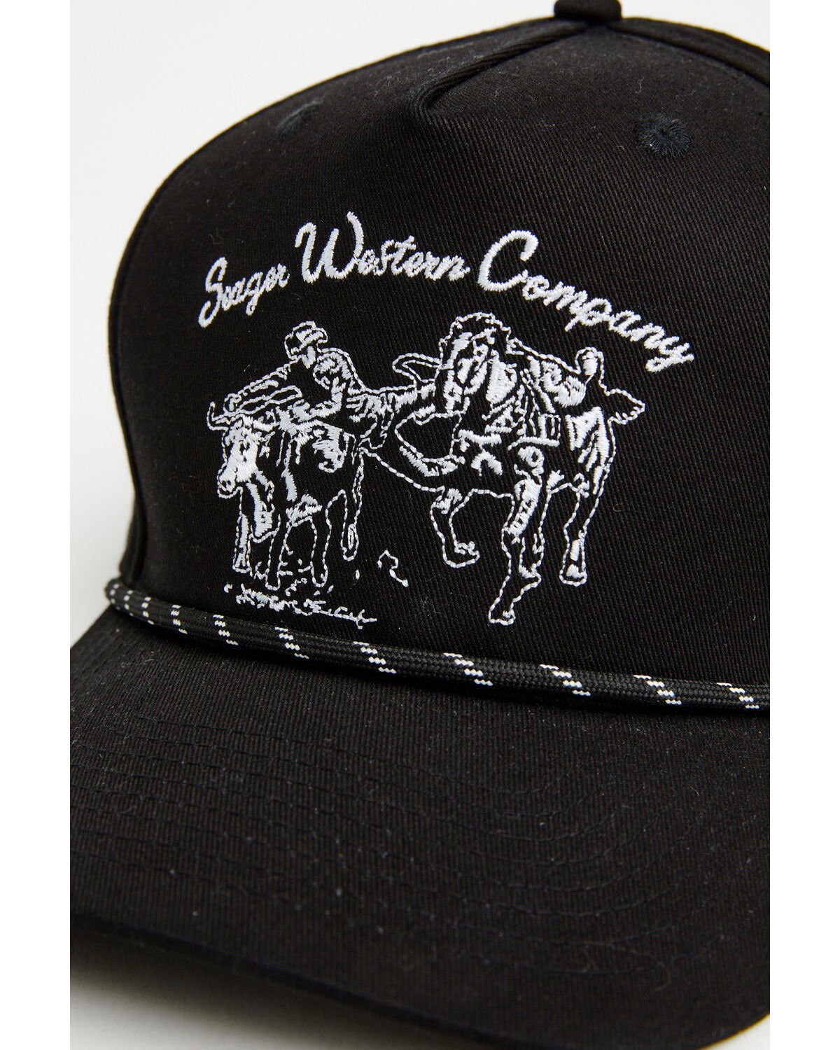Image #3 - Seager Men's Los Rios Ball Cap, Black, hi-res
