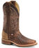 Double H Men's Harshaw Western Work Boots - Soft Toe, Distressed Brown, hi-res