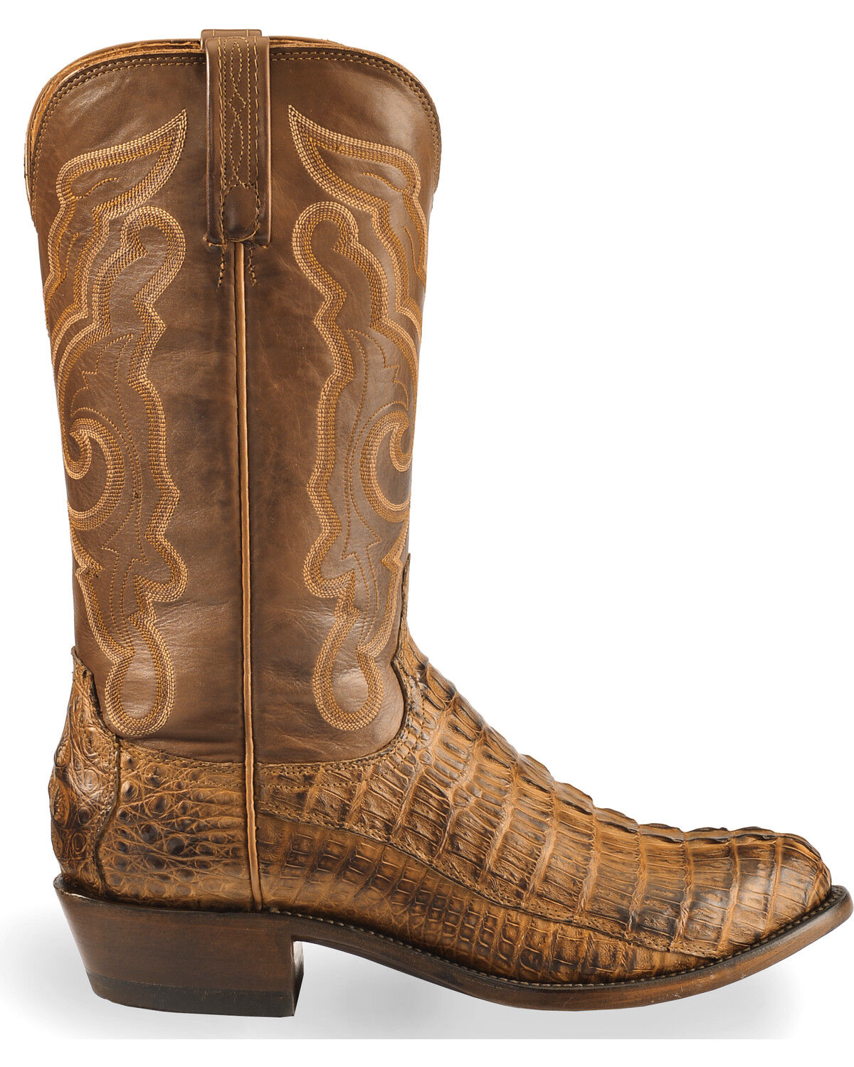 lucchese hornback caiman tail boots