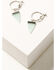 Shyanne Women's Semi-Precious Dangle Earrings - 3-Set, Silver, hi-res