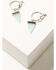 Image #2 - Shyanne Women's Semi-Precious Dangle Earrings - 3-Set, Silver, hi-res