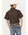 Image #4 - Rock & Roll Denim Boys' Medallion Vintage Short Sleeve Snap Western Shirt, Brown, hi-res