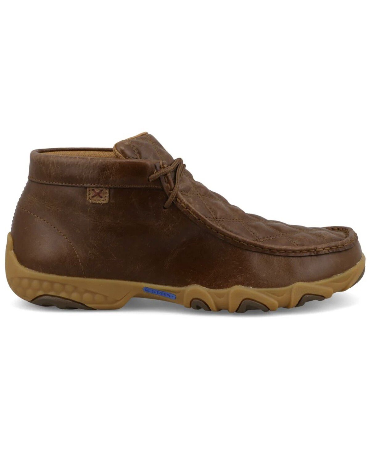 Image #1 - Twisted X Men's Chukka Driving Moccasin, Chestnut, hi-res