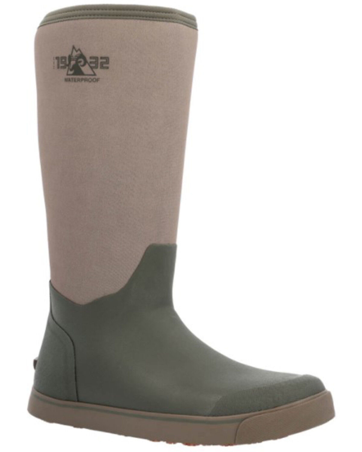 Image #1 - Rocky Men's Dry-Strike Waterproof 16" Pull On Deck Boots - Round Toe, Brown, hi-res