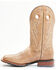 Image #3 - Dan Post Men's Leon Crazy Horse Performance Leather Western Boot - Broad Square Toe , Sand, hi-res
