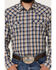 Image #3 - Cody James Men's Colt Plaid Print Long Sleeve Snap Western Shirt - Big , Navy, hi-res