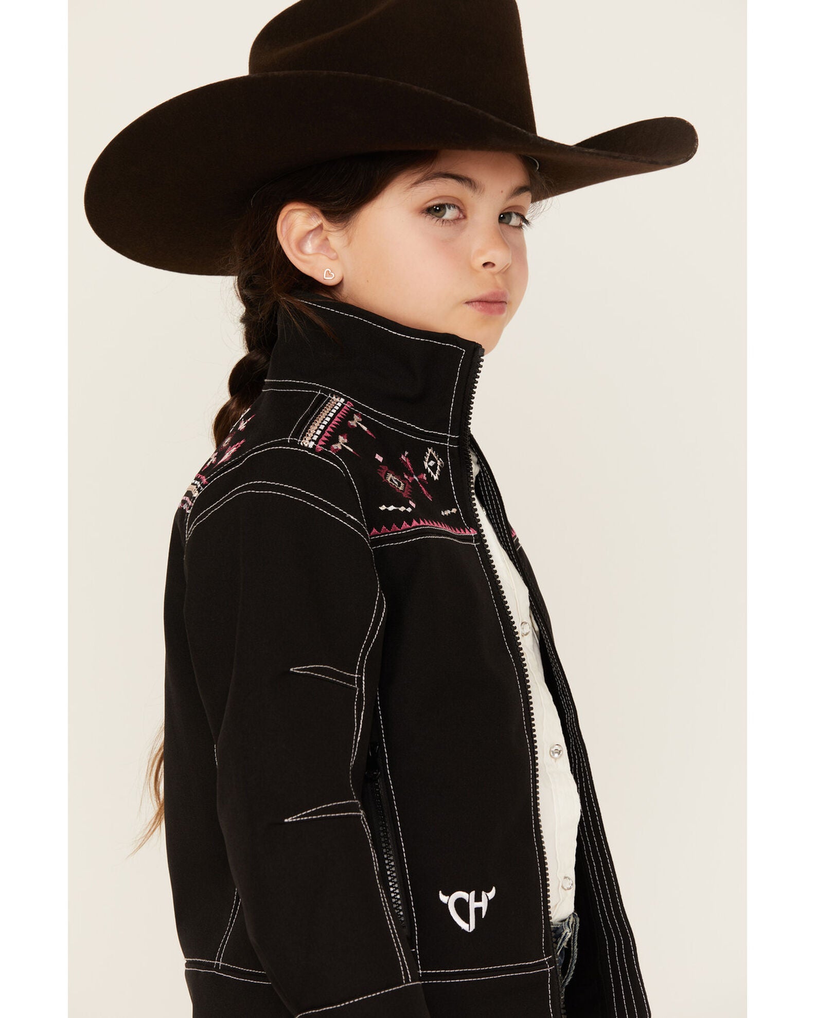 Product Name Cowgirl Hardware Girls' Southwestern Yoke Tech Woodsman
