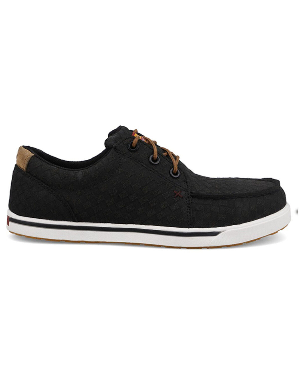 Image #2 - Twisted X Women's Kicks Moc Work Shoes - Nano Composite Toe, Charcoal, hi-res