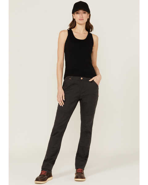 Image #1 - Dovetail Workwear Women's Go To Work Pants , Dark Grey, hi-res