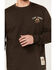 Image #4 - Cody James Men's FR Long Sleeve Graphic Shirt, Chocolate, hi-res