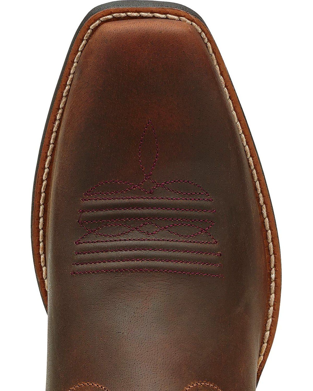 Image #4 - Ariat Women's Round Up Western Boots - Square Toe, Brown, hi-res