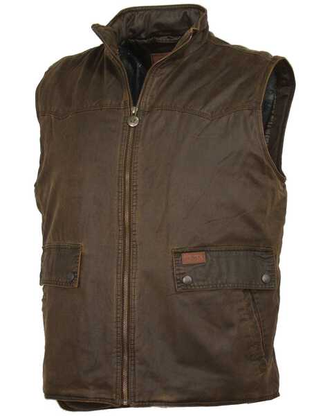 Outback Trading Co. Men's Landsman Vest, Brown, hi-res