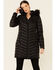 Roper Women's Parachute Down-Fill Zip-Front Hooded Coat , Black, hi-res