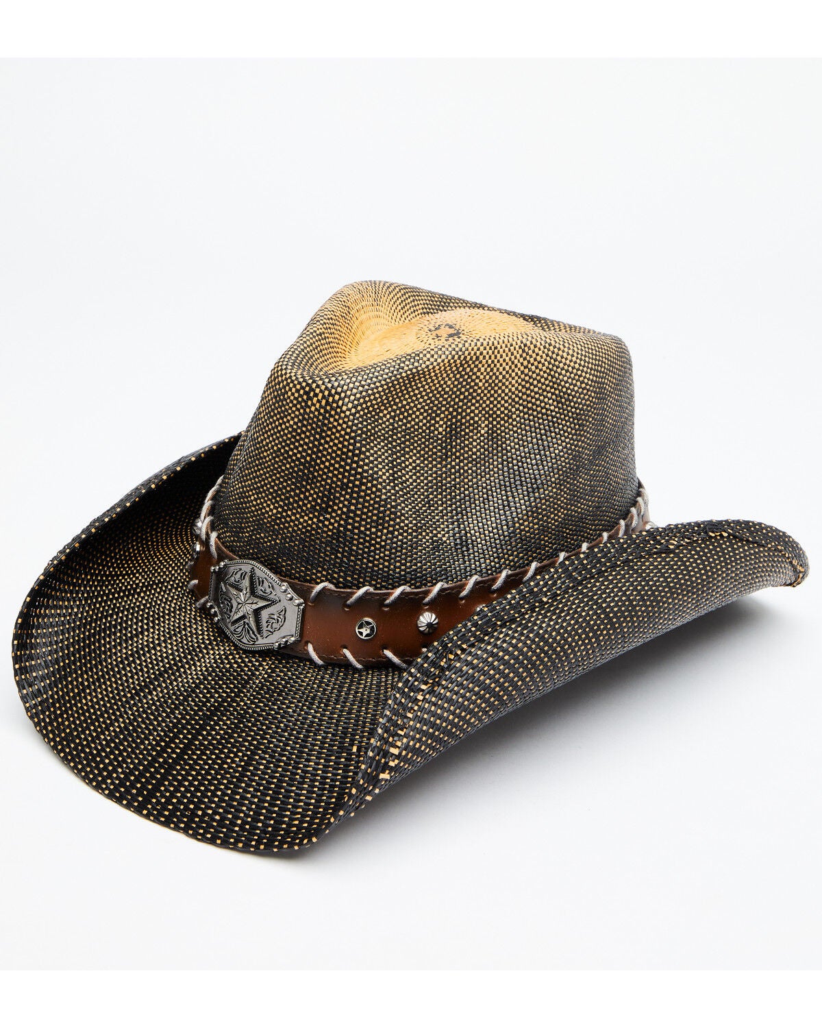 Cody James O John Straw Cowboy Hat, Brown, hi-res