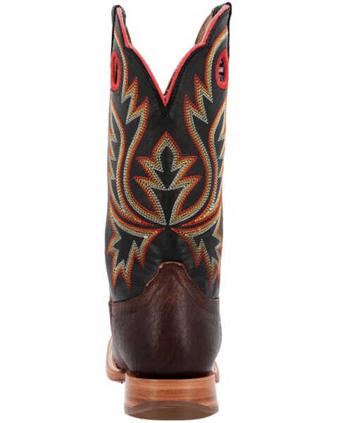 Image #5 - Durango Men's PRCA Collection Shrunken Bullhide Western Boots - Broad Square Toe , Multi, hi-res