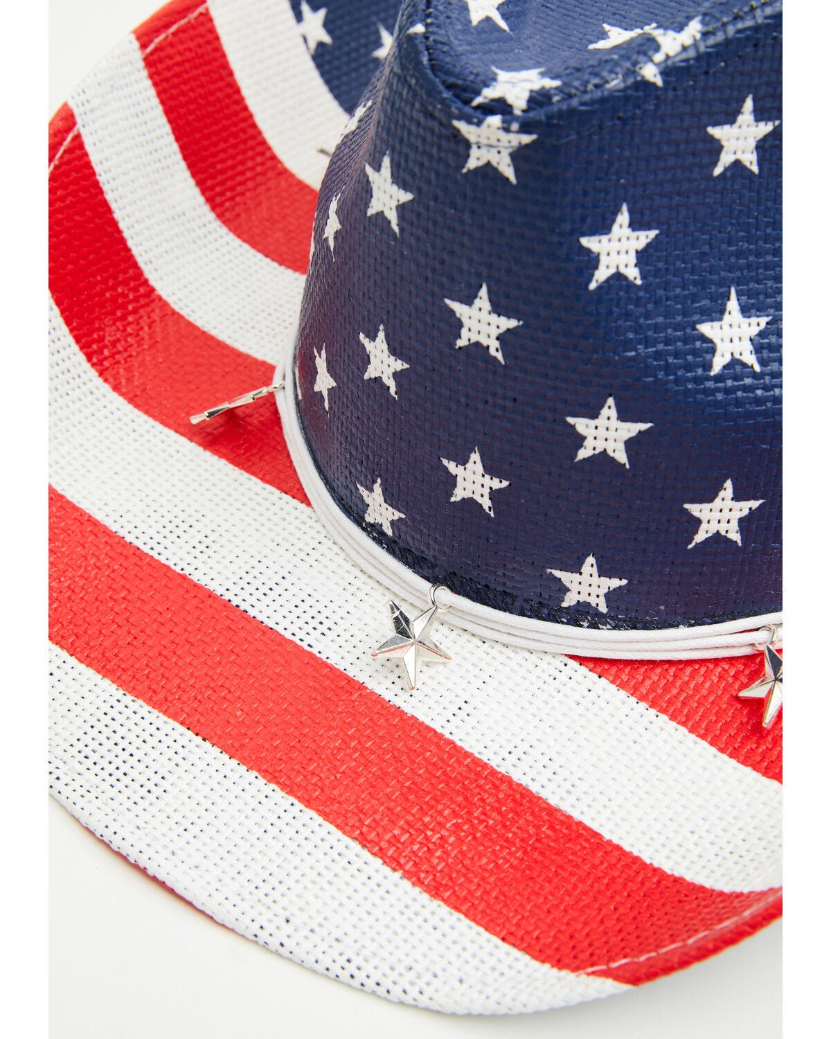 Image #2 - Shyanne Women's Americana Straw Cowboy Hat, Red/white/blue, hi-res