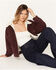 Image #1 - Levi's Women's 90s Sherpa Trucker Jacket, Wine, hi-res