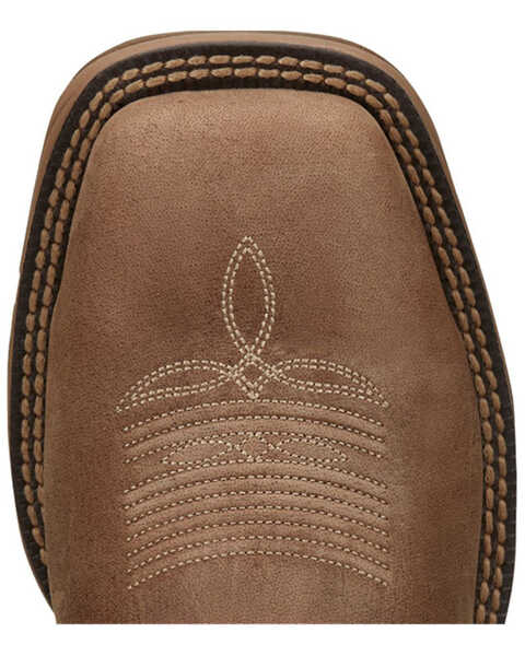 Image #6 - Tony Lama Men's Bartlett Light Tan Western Boots - Broad Square Toe, Brown, hi-res