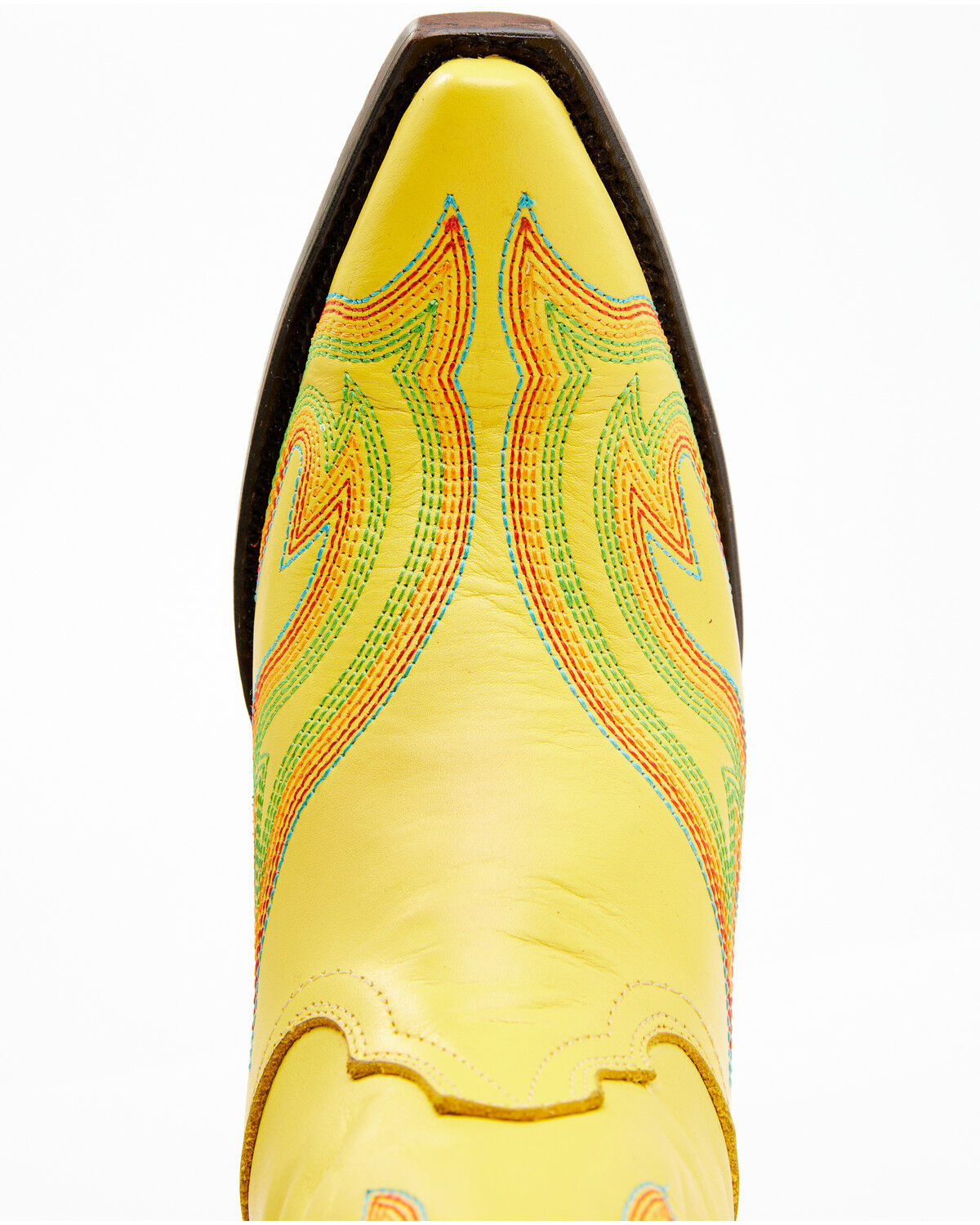 Image #6 - Planet Cowboy Women's Psychedelic Original Soft Western Boots - Snip Toe, Yellow, hi-res