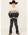 Image #1 - Rock & Roll Denim Boys' Dark Wash Bootcut Stretch Denim Jeans, Blue, hi-res