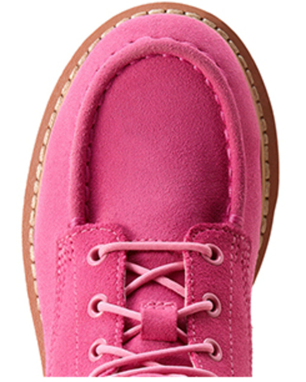 Image #4 - Ariat Little Girls' Rebar Lift Casual Boots - Moc Toe, Pink, hi-res