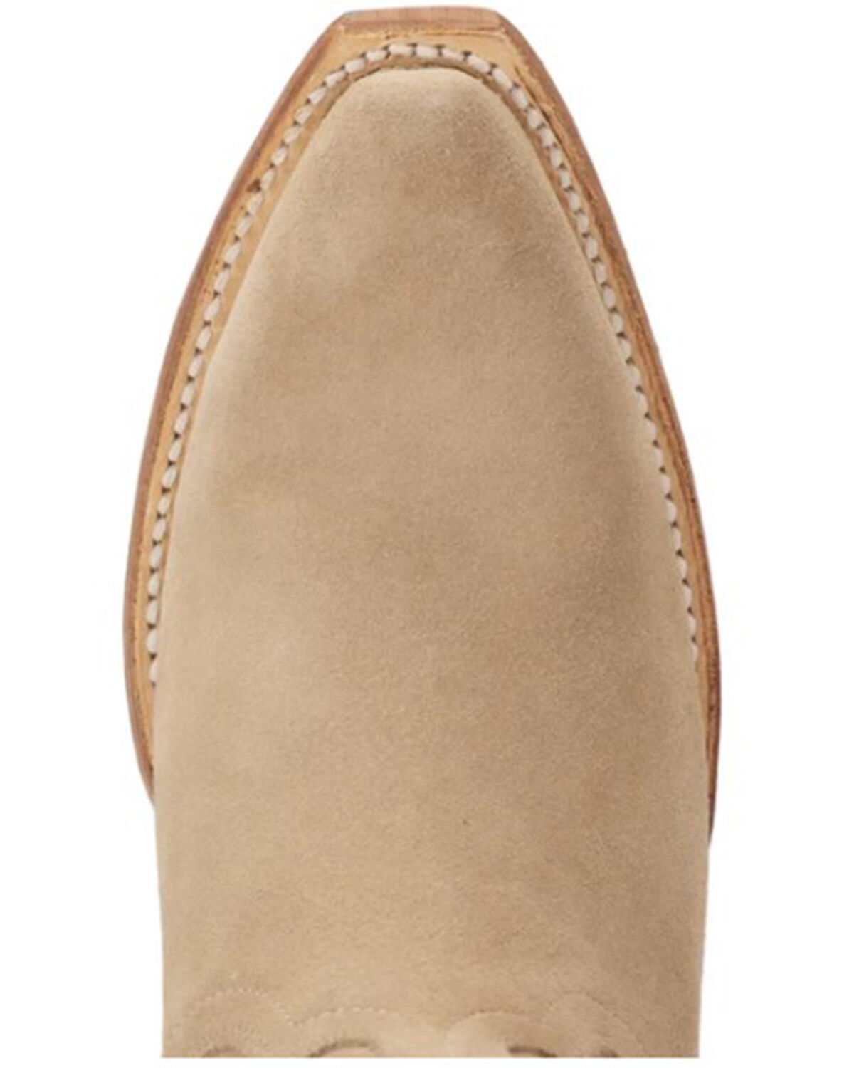 Image #6 - Lane Women's Emma Jane Suede Western Booties - Snip Toe, Brown, hi-res