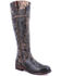 Image #1 - Bed Stu Women's Jacqueline Tall Riding Boots - Round Toe, Black, hi-res
