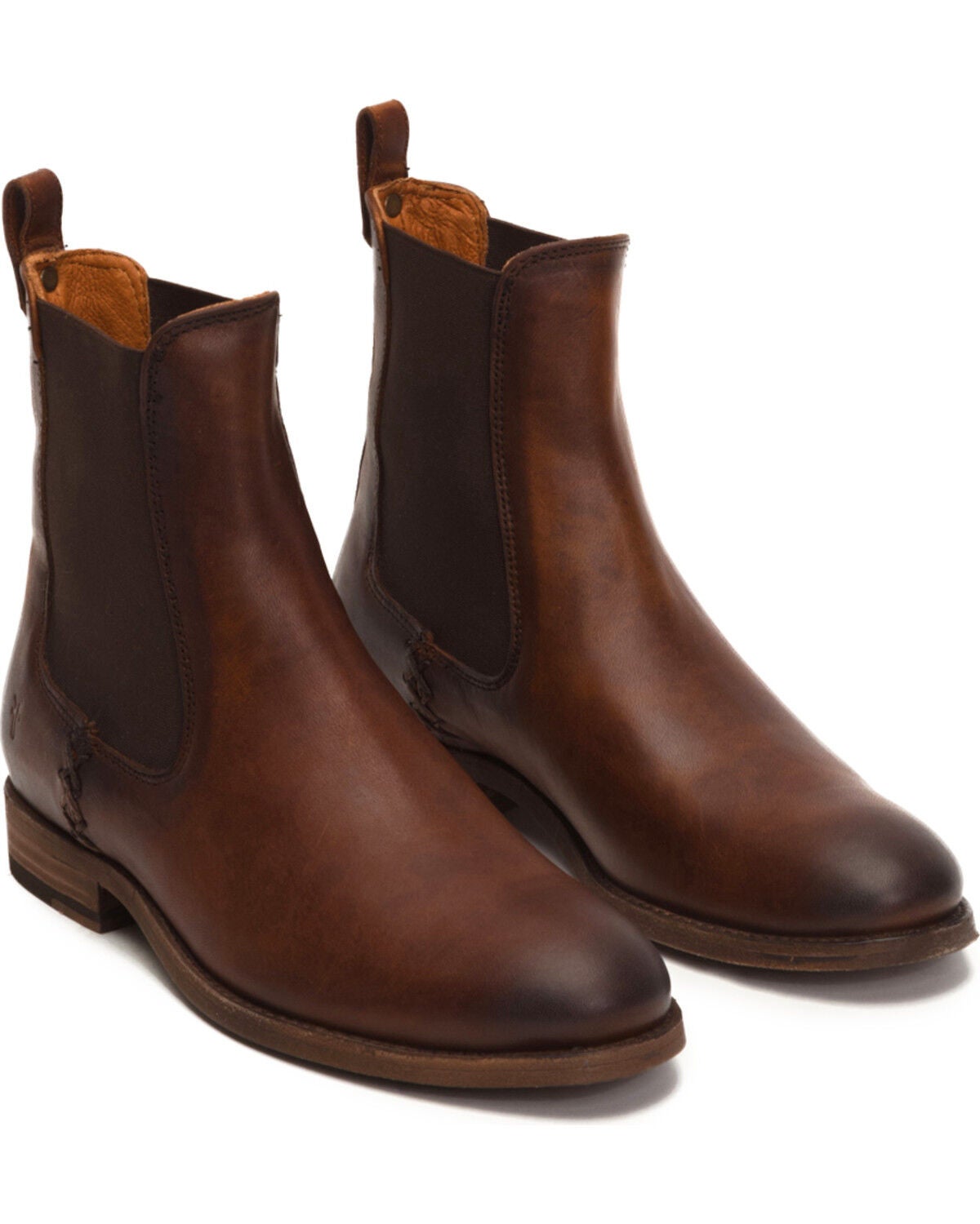 Womens round toe chelsea boots Clearance
