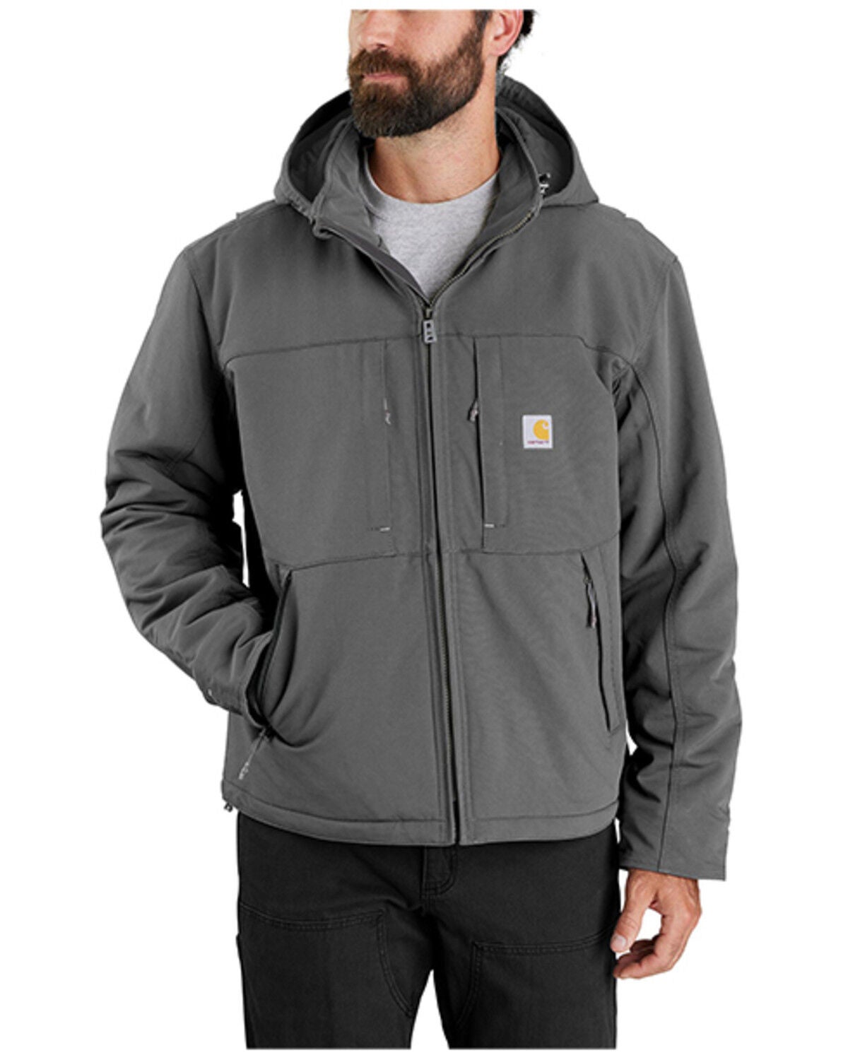 Carhartt Men's Rain Defender Paxton Hooded Zip Work