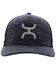 Image #3 - Hooey Men's Embroidered Logo FlexFit Trucker Cap, Navy, hi-res