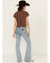 Image #3 - Wrangler Retro Women's Giovanni Light Wash High Rise Flare Stretch Denim Jeans, , hi-res