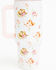 Image #1 - Boot Barn Floral Cowgirl 40oz Tumbler with Built-In Straw, Pink, hi-res