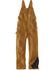 Image #1 - Carhartt Men's Loose Fit Firm Duck Insulated Work Bib Overalls, Brown, hi-res