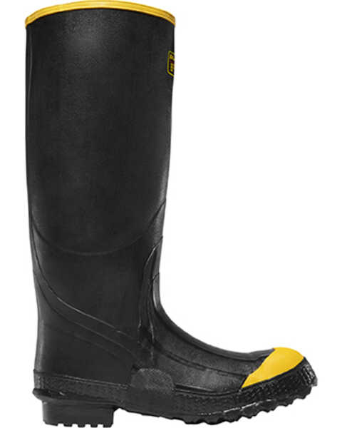 LaCrosse Men's Premium Knee Work Boots - Steel Toe , Black, hi-res