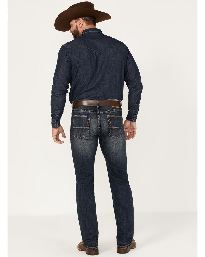 Rock & Roll Denim Men's Revolver Dark Vintage Slim Straight Dale Brisby  Vintage 46' Jeans