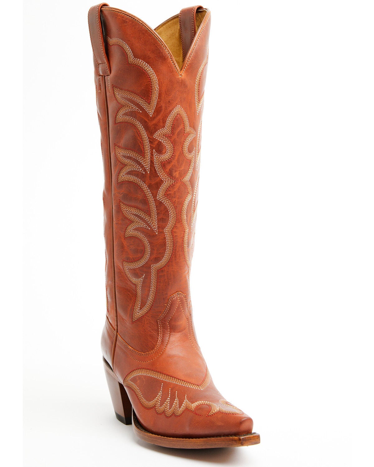 Image #1 - Shyanne Women's High Desert Tall Western Boots - Snip Toe, Brandy Brown, hi-res