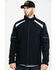 Image #1 - Hawx Men's Reflective Polar Fleece Moto Work Jacket , Black, hi-res