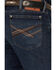 Image #4 - Wrangler 20X Men's Stirrup Dark Wash Slim Bootcut Stretch Denim Jeans - Tall, Dark Wash, hi-res