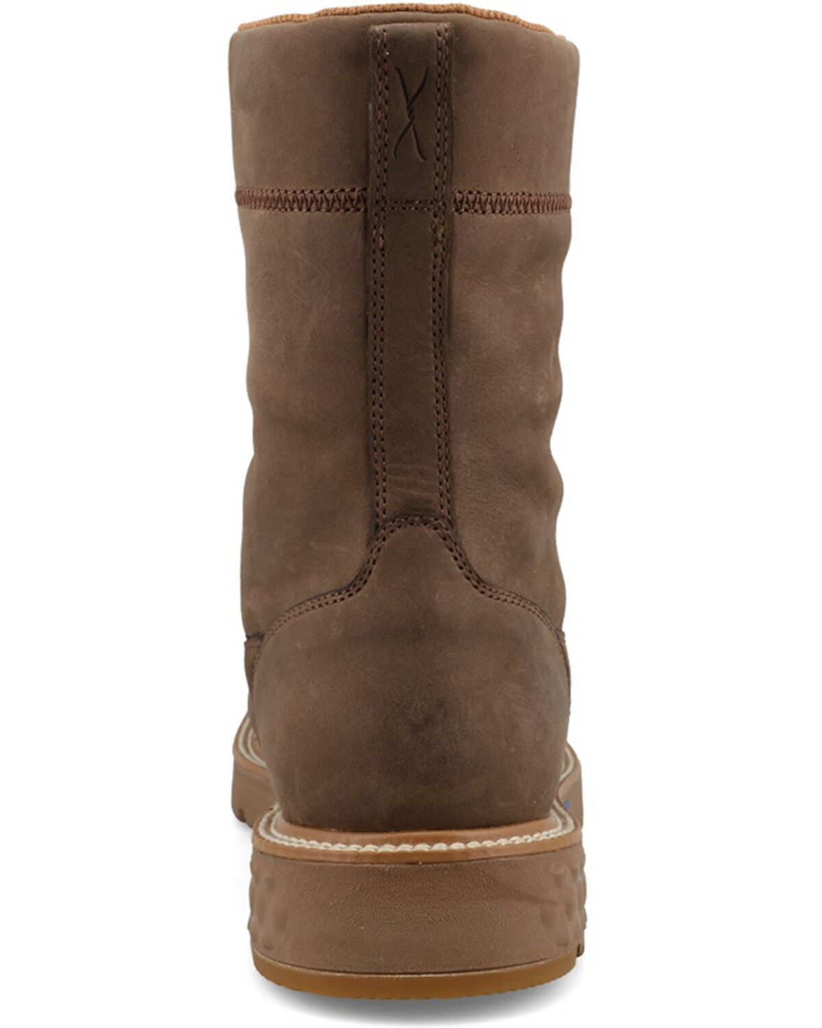 Image #5 - Twisted X Men's 9" Lace-Up Work Boots - Soft Toe, Brown, hi-res