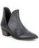 Image #1 - Free People Women's Charm Double V Ankle Fashion Booties - Pointed Toe, Black, hi-res