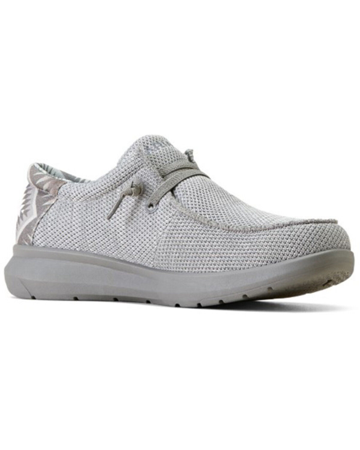 Image #1 - Ariat Men's Hilo Stretch Casual Shoes - Moc Toe, Grey, hi-res