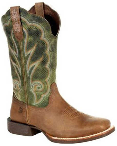 Durango Women's Lady Rebel Pro Western Boots - Broad Square Toe, Brown, hi-res