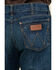 Image #4 - Wrangler Retro Men's Boot Barn Exclusive Phillips Dark Relaxed Bootcut Jeans , Blue, hi-res