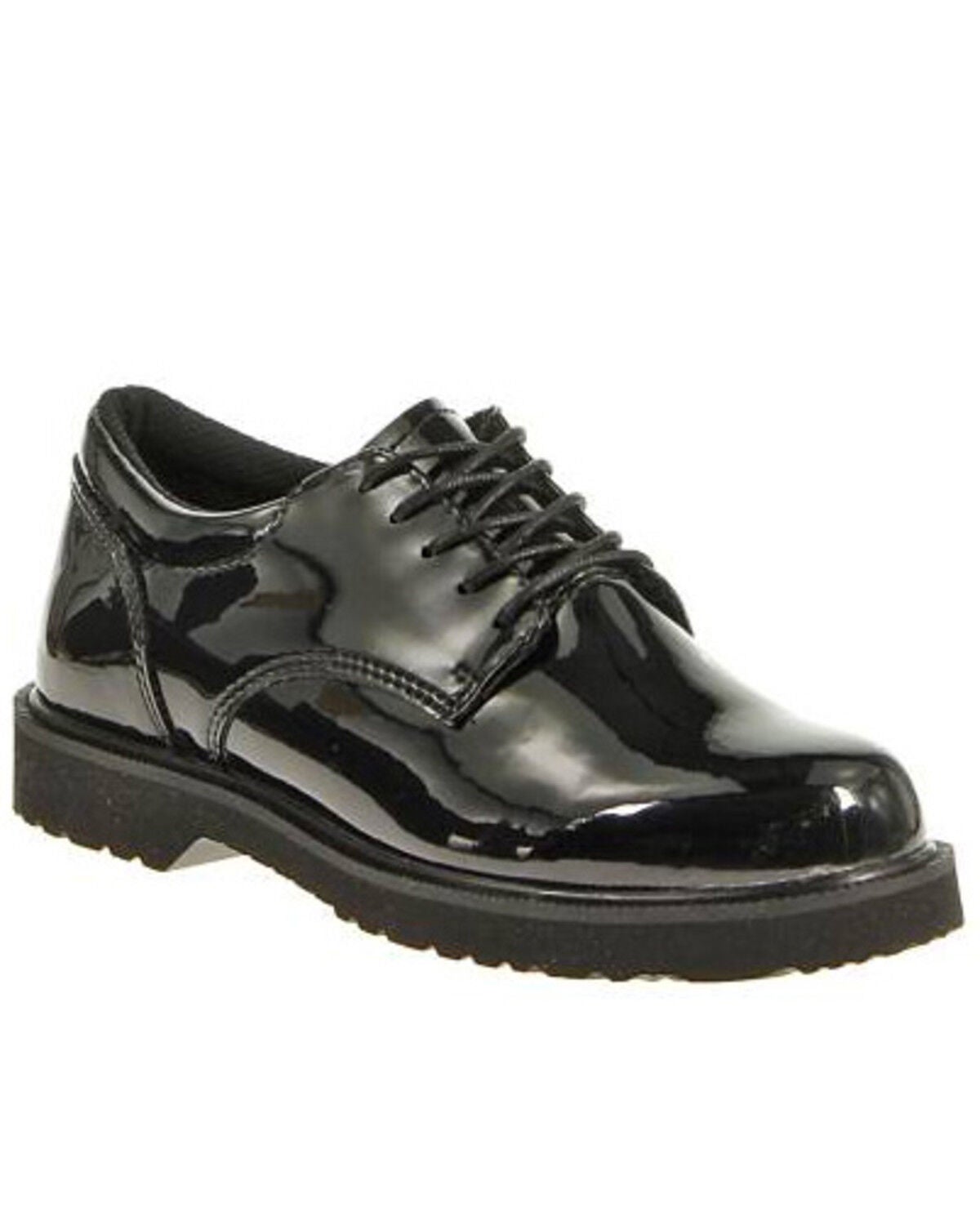 Bates High Gloss Duty Oxford, Women's Black