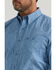 Image #2 - George Strait by Wrangler Men's Paisley Print Short Sleeve Stretch Western Shirt - Big , Blue, hi-res