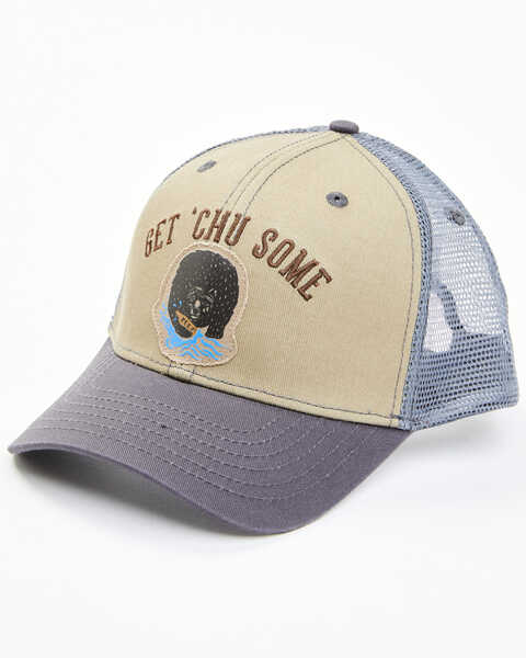Brothers & Sons Men's Get Chu Some Embroidered Mesh-Back Ball Cap , Navy, hi-res
