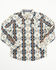 Image #1 - Cody James Toddler Boys' Prairie Southwestern Print Long Sleeve Snap Western Shirt, Tan, hi-res
