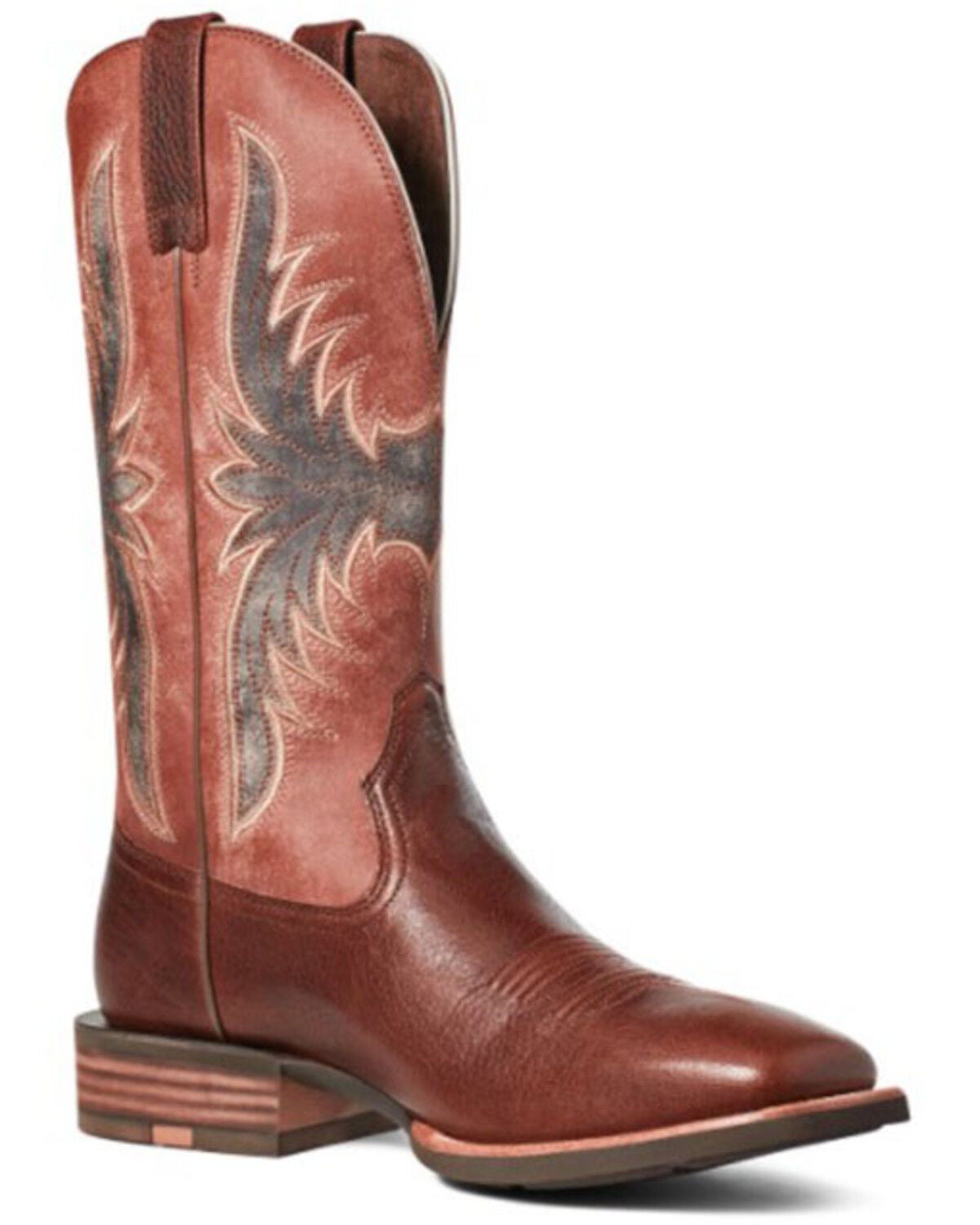 Ariat Men's Crosswire Hickory Western Performance Boots - Square Toe, Brown, hi-res