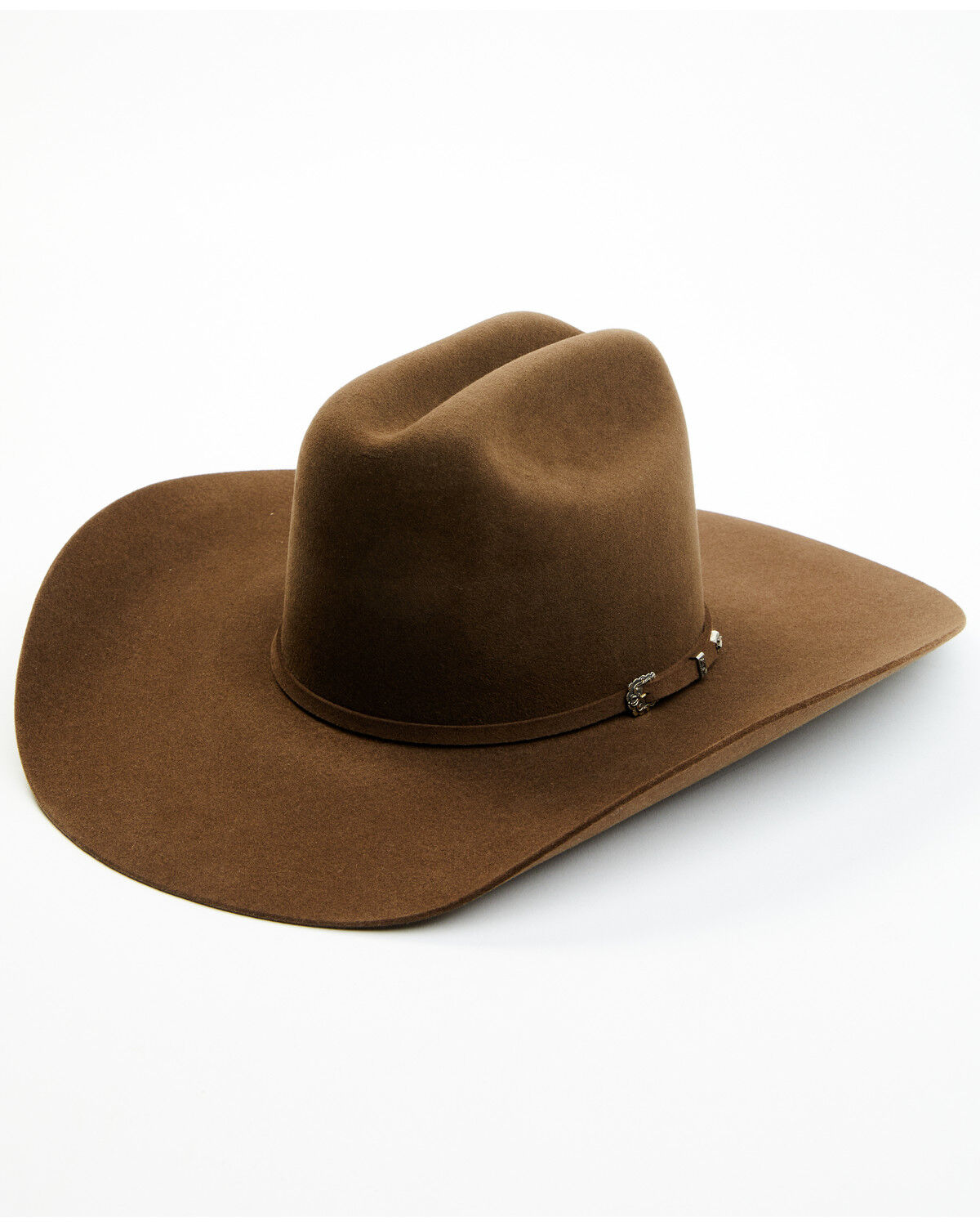 Image #1 - Serratelli Peco 6X Felt Cowboy Hat, Dark Brown, hi-res